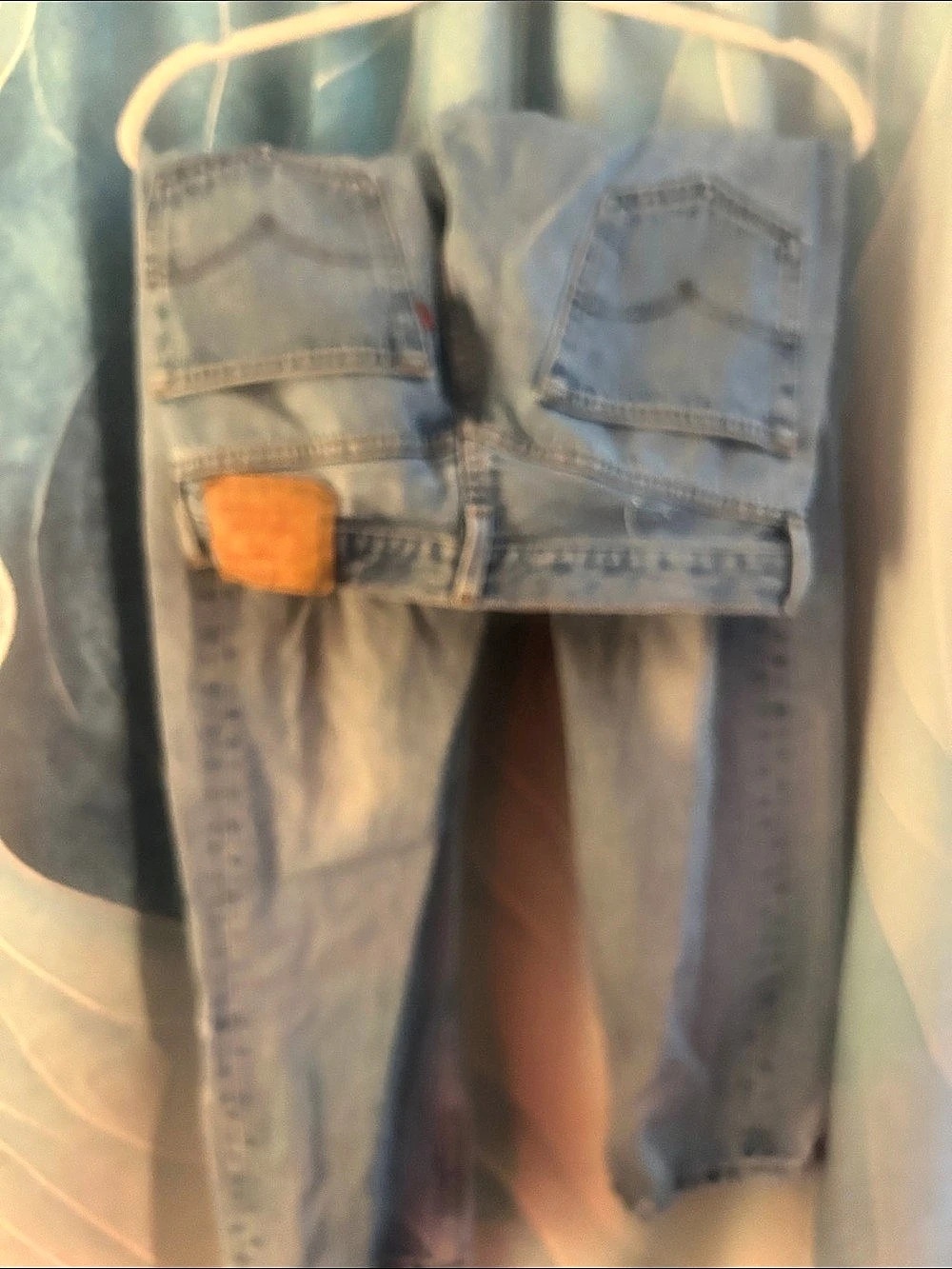 Levi's 501 Original Fit Jeans Straight Leg Jeans Waist 32 Blue button fly nice